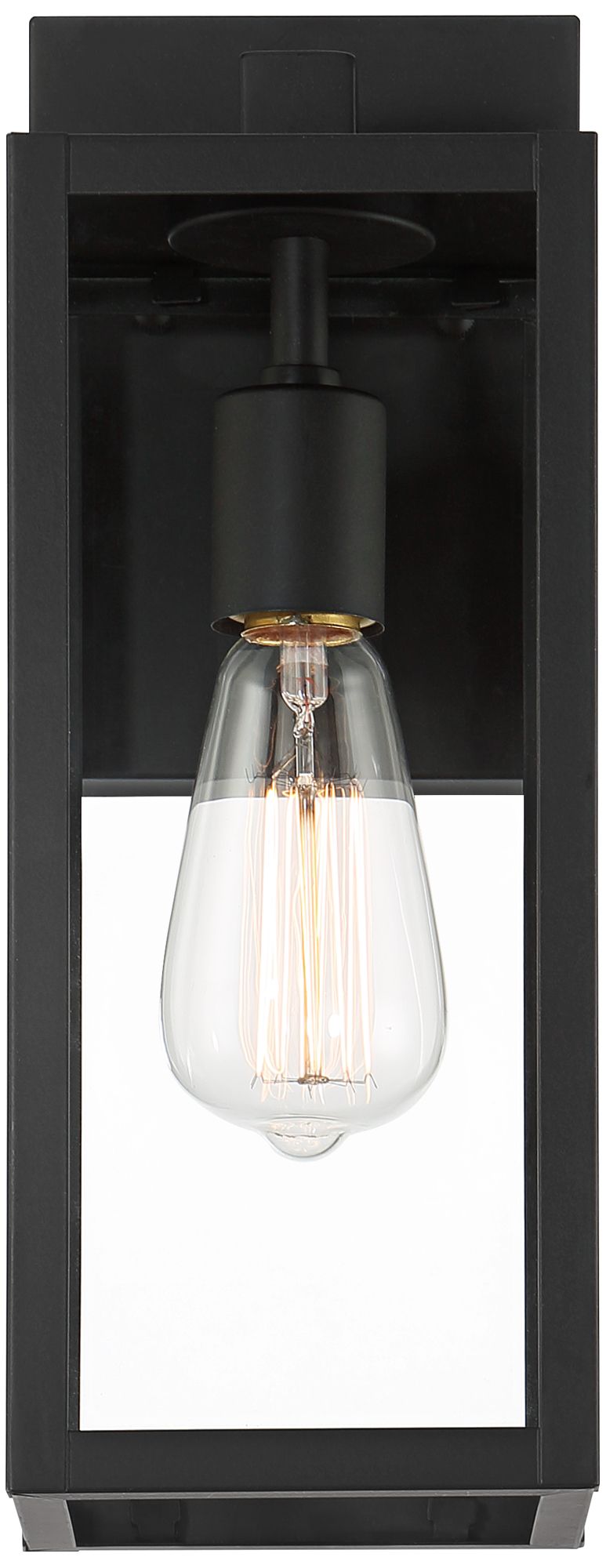Image 7 Franklin Iron Works Titan 14 1/4" Mystic Black Outdoor Lights Set of 2 more views