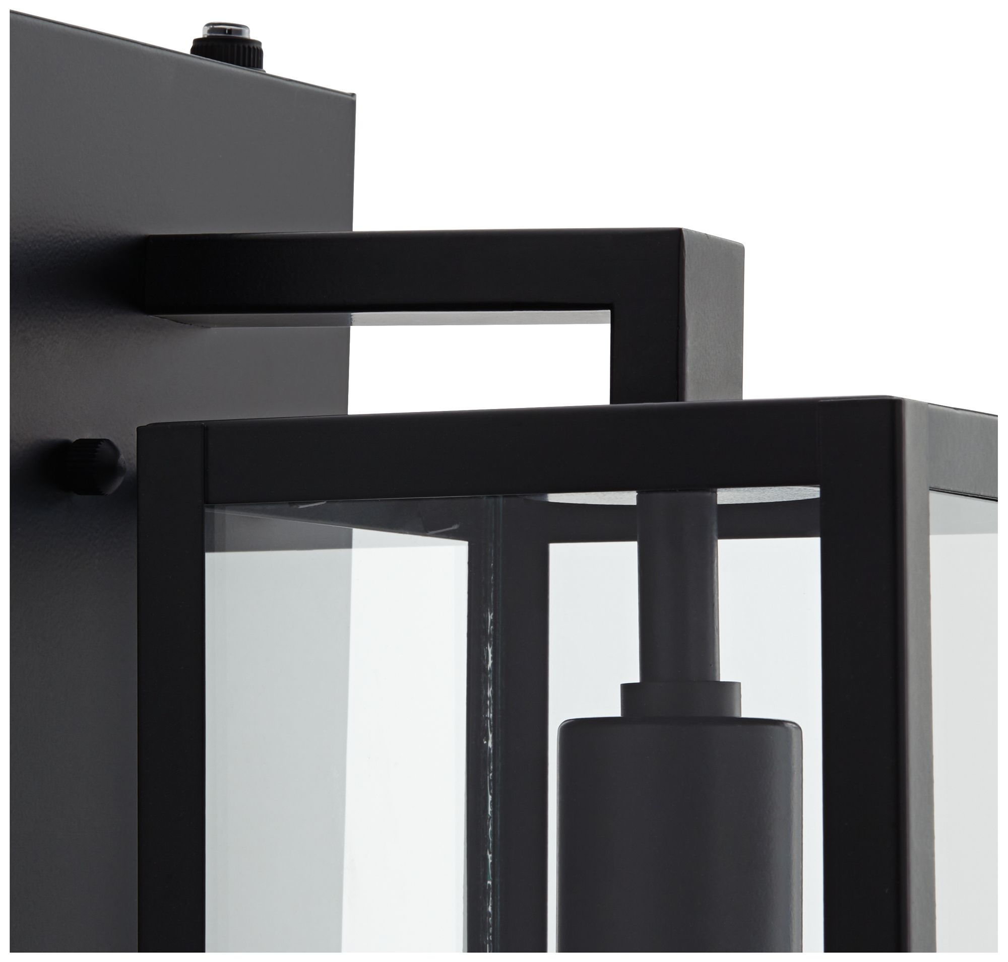 Image 3 Franklin Iron Works Titan 14"H Mystic Black Dusk to Dawn Outdoor Light more views