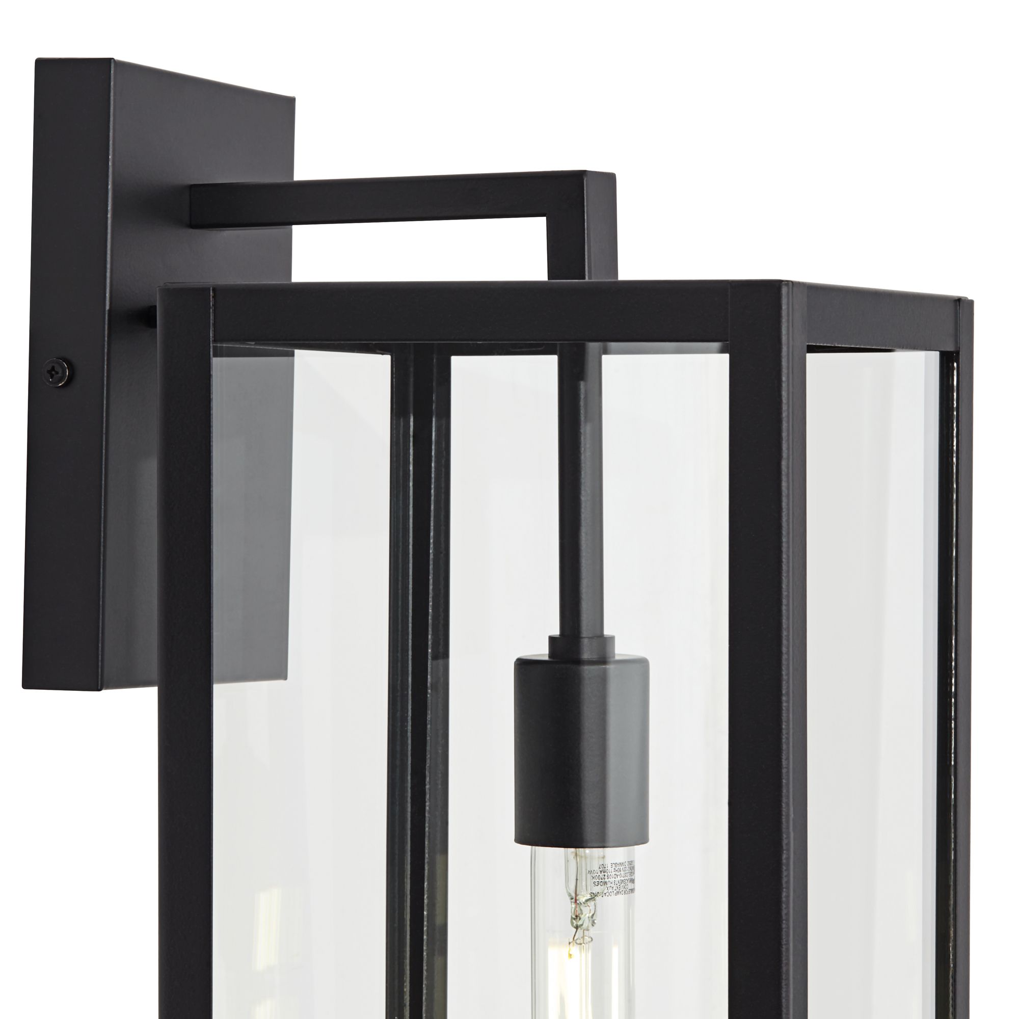 Image 6 Franklin Iron Works Titan 20" High Mystic Black Outdoor Wall Light more views