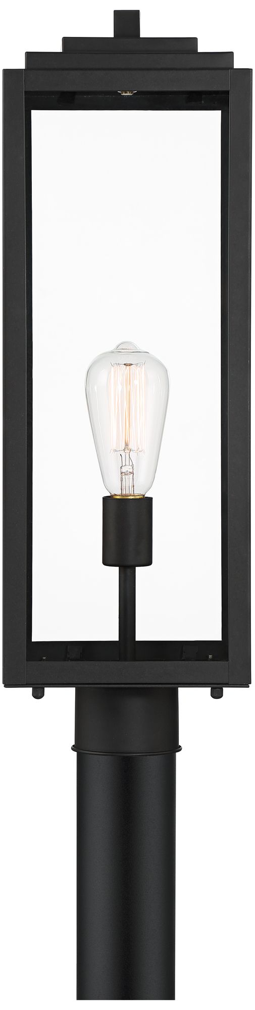 Image 6 Franklin Iron Works Titan 21 3/4" High Mystic Black Outdoor Post Light more views