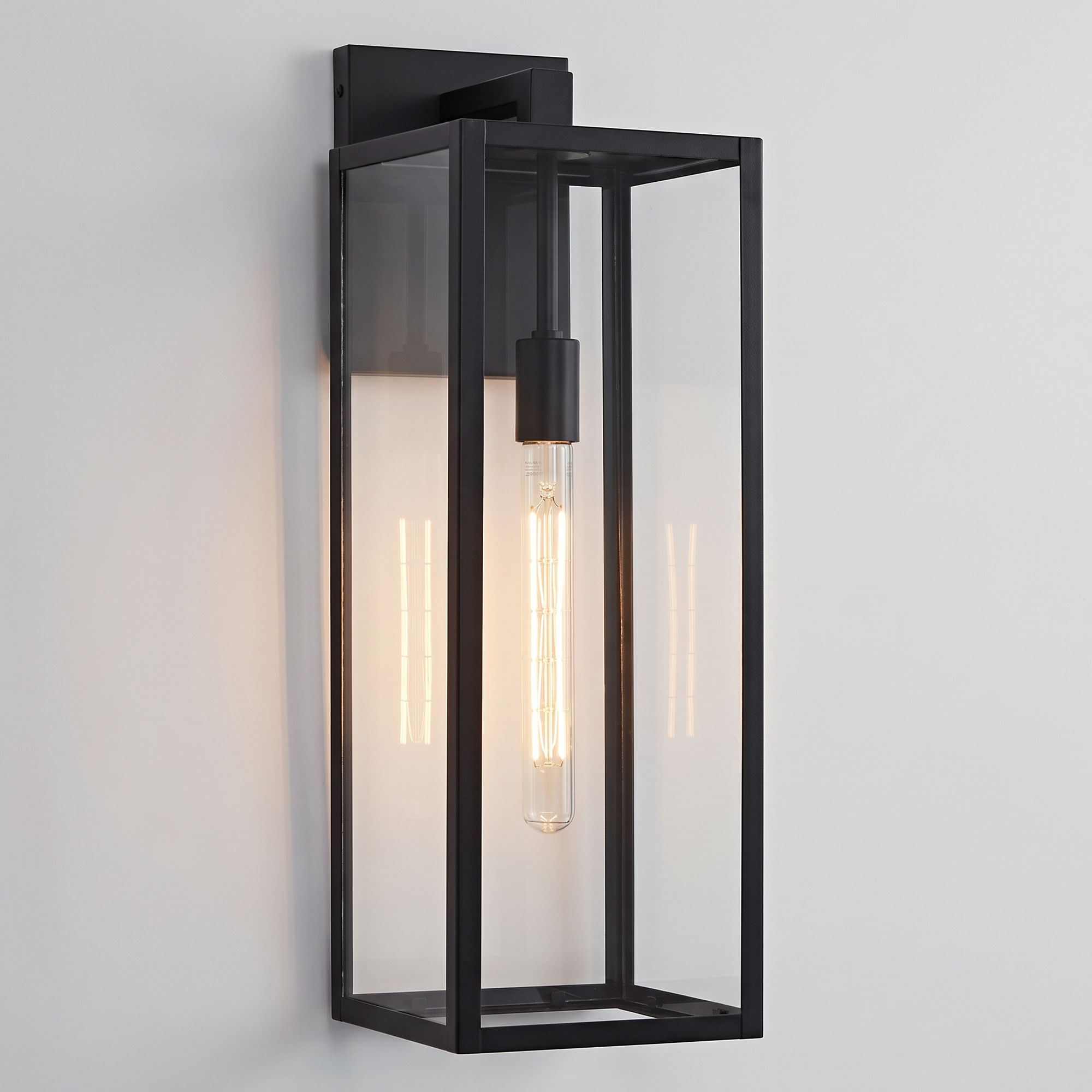 Image 4 Franklin Iron Works Titan 27" High Mystic Black Outdoor Wall Light more views