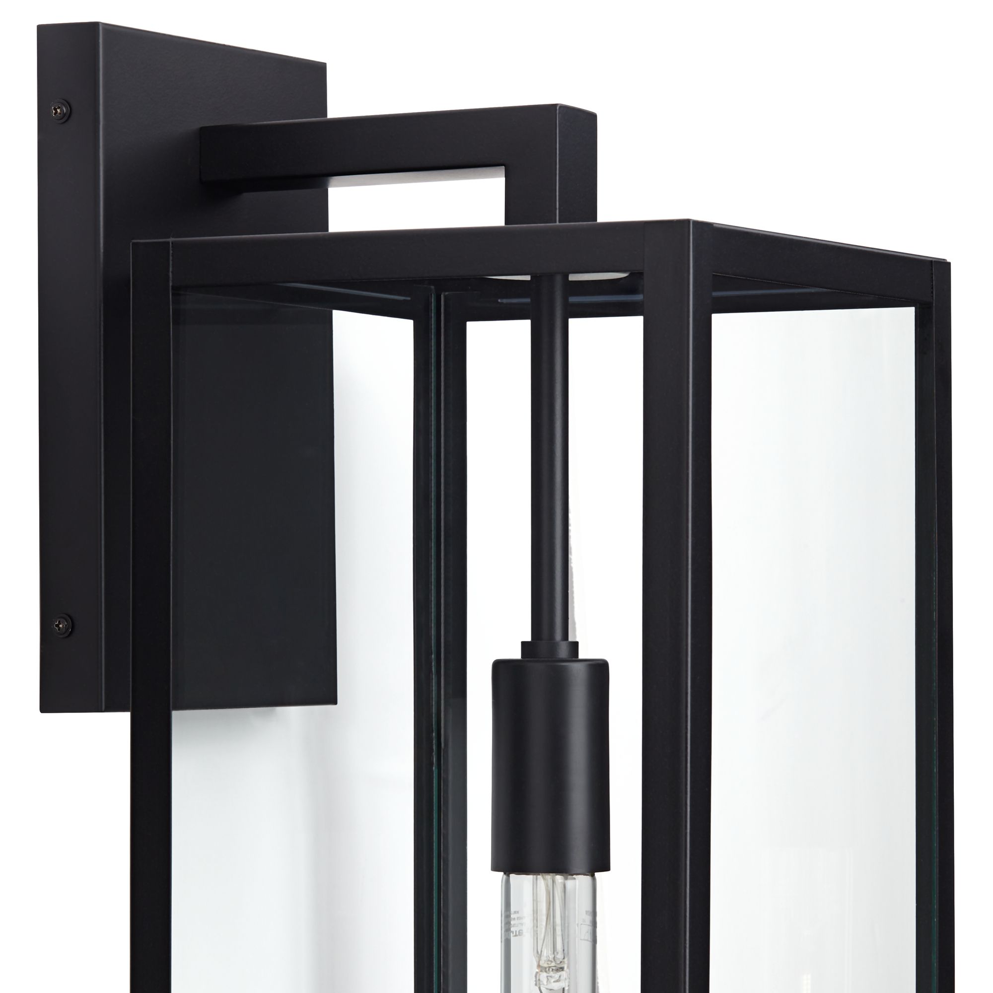 Image 6 Franklin Iron Works Titan 27" High Mystic Black Outdoor Wall Light more views