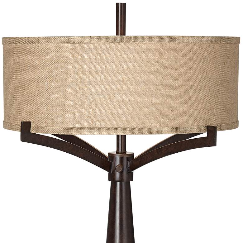 Image 5 Franklin Iron Works Tremont 31 1/2" Bronze Iron Table Lamps Set of 2 more views