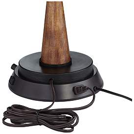 Image5 of Franklin Iron Works Tremont 31 1/2" Bronze Lamp with Workstation Base more views