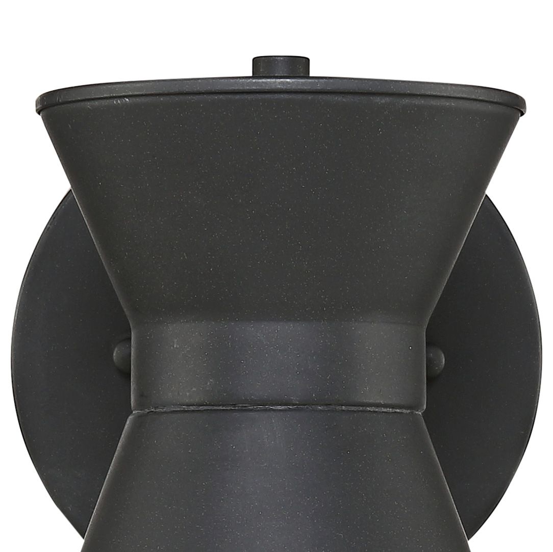 Image 4 Franklin Iron Works Vance 8" Black LED Swivel Modern Outdoor Wall Lt more views