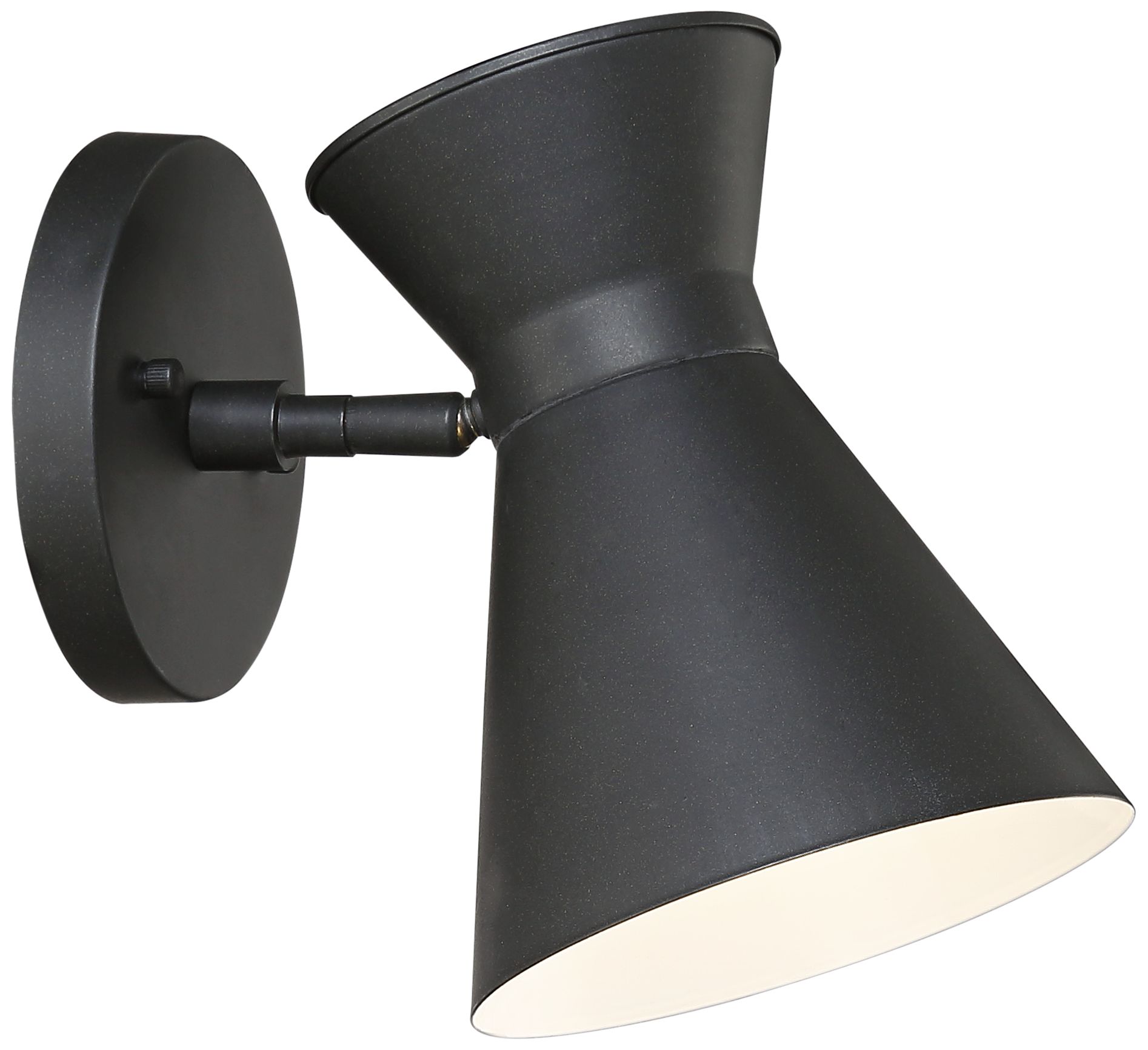 Image 6 Franklin Iron Works Vance 8" Black LED Swivel Modern Outdoor Wall Lt more views