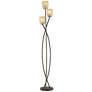 Thumbnail2 of Franklin Iron Works Vierra Trio 68" Vintage Copper Bronze Floor Lamp