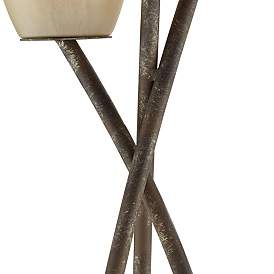Image5 of Franklin Iron Works Vierra Trio 68" Vintage Copper Bronze Floor Lamp more views