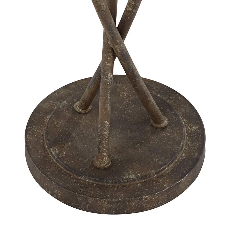Image 6 Franklin Iron Works Vierra Trio 68" Vintage Copper Bronze Floor Lamp more views