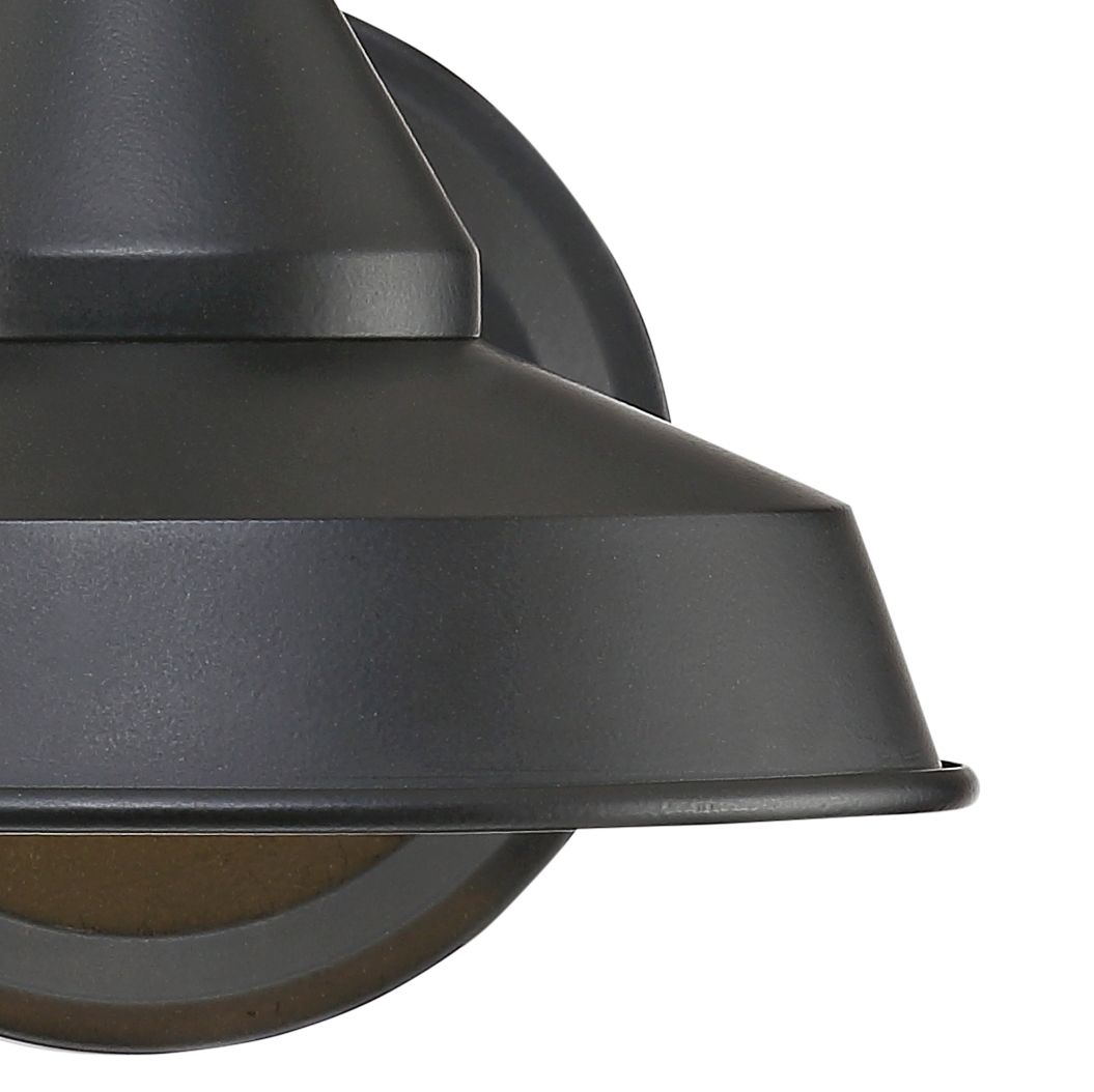 Image 3 Franklin Iron Works Westley 8 1/2" High Black LED Outdoor Wall Light more views