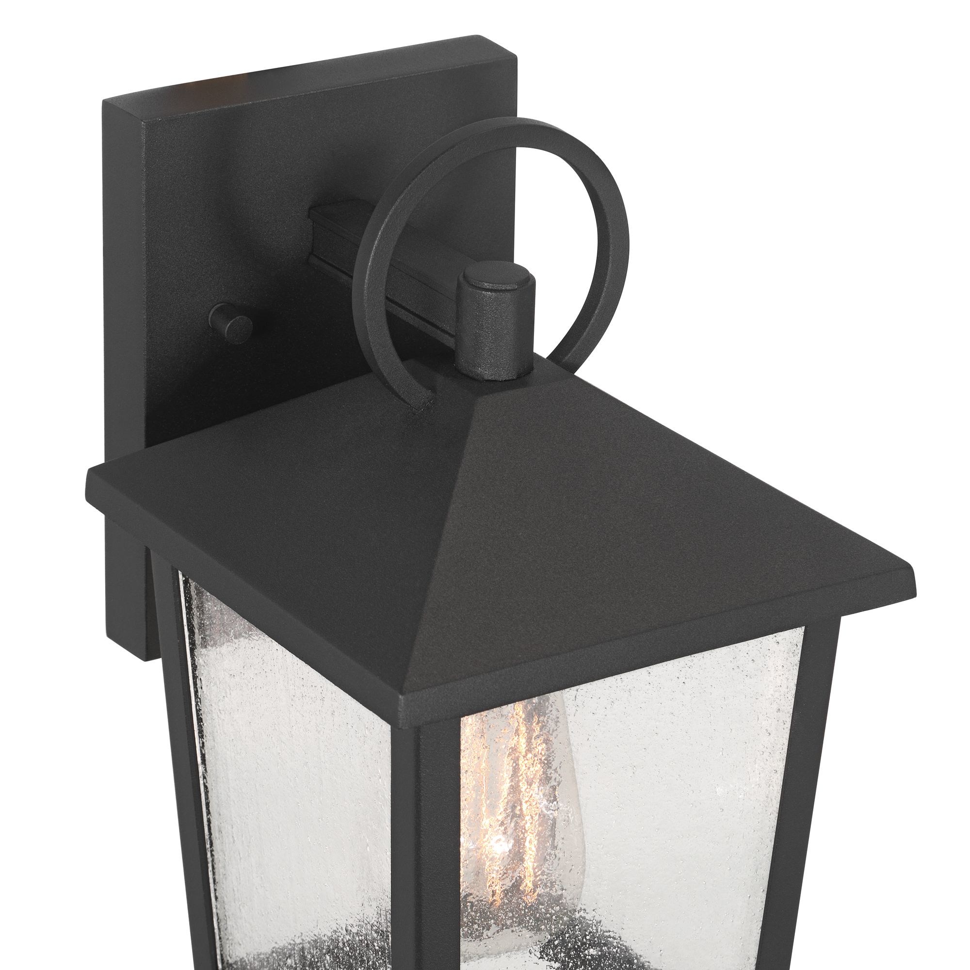 Image 3 Franklin Iron Works Westmont 10 1/2"H Sand Black Outdoor Wall Light more views