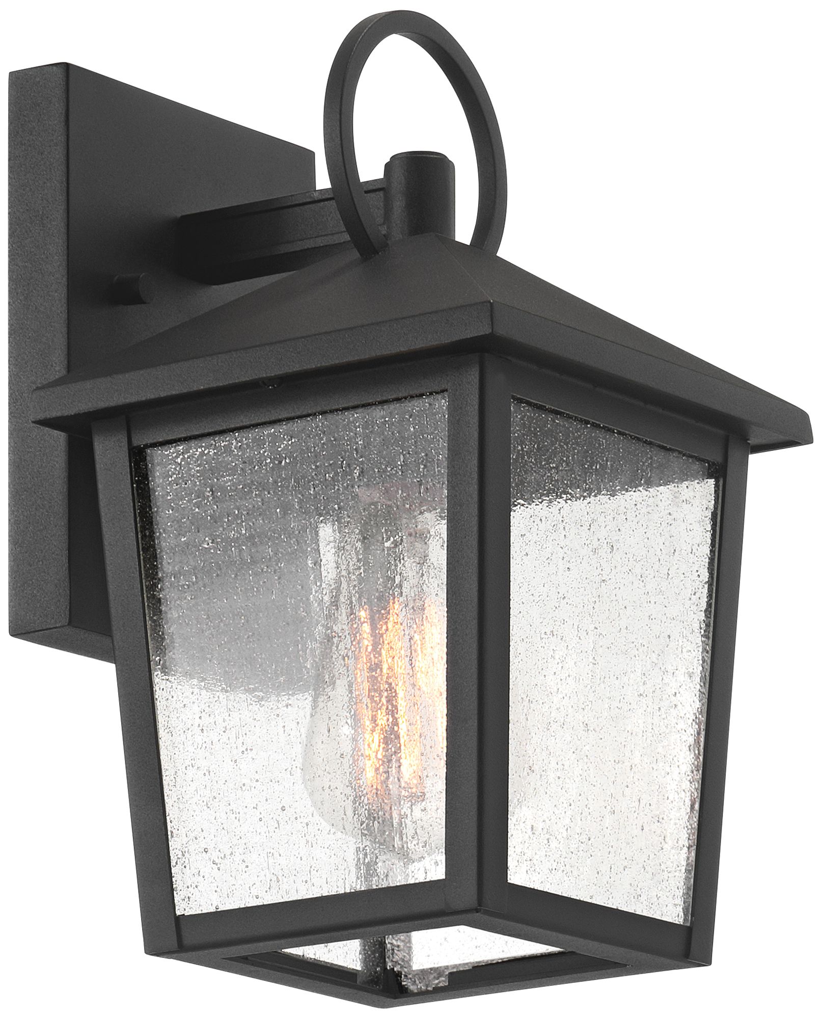 Image 7 Franklin Iron Works Westmont 10 1/2"H Sand Black Outdoor Wall Light more views