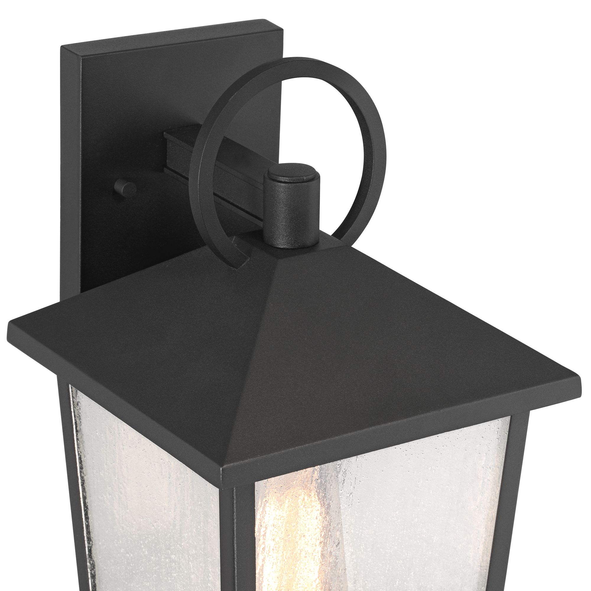 Image 3 Franklin Iron Works Westmont 13 3/4"H Sand Black Outdoor Wall Light more views