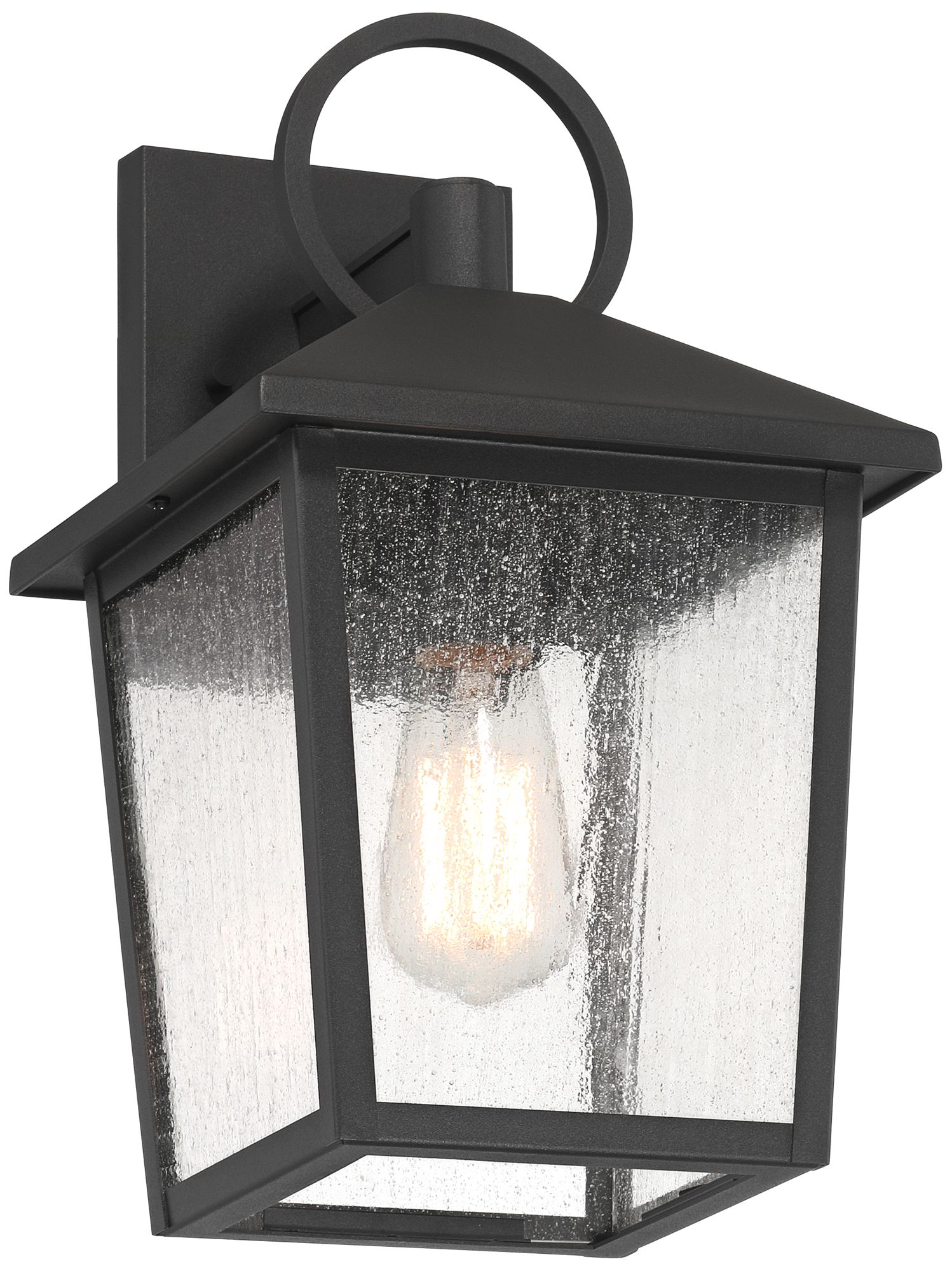 Image 6 Franklin Iron Works Westmont 13 3/4"H Sand Black Outdoor Wall Light more views
