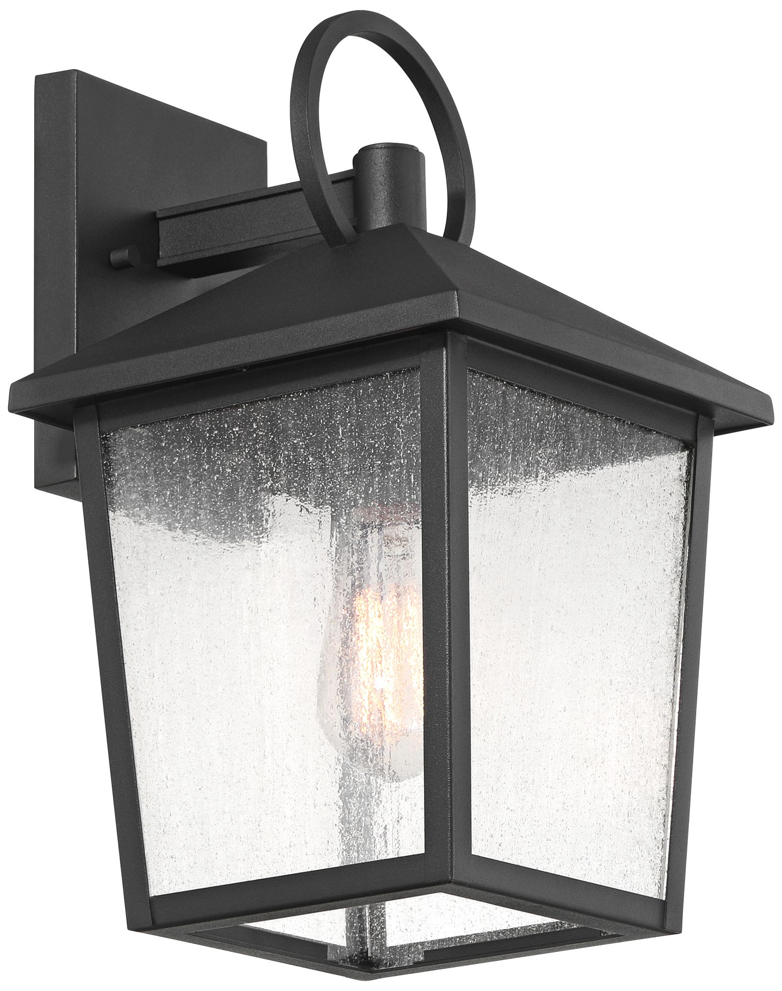 Image 7 Franklin Iron Works Westmont 13 3/4"H Sand Black Outdoor Wall Light more views
