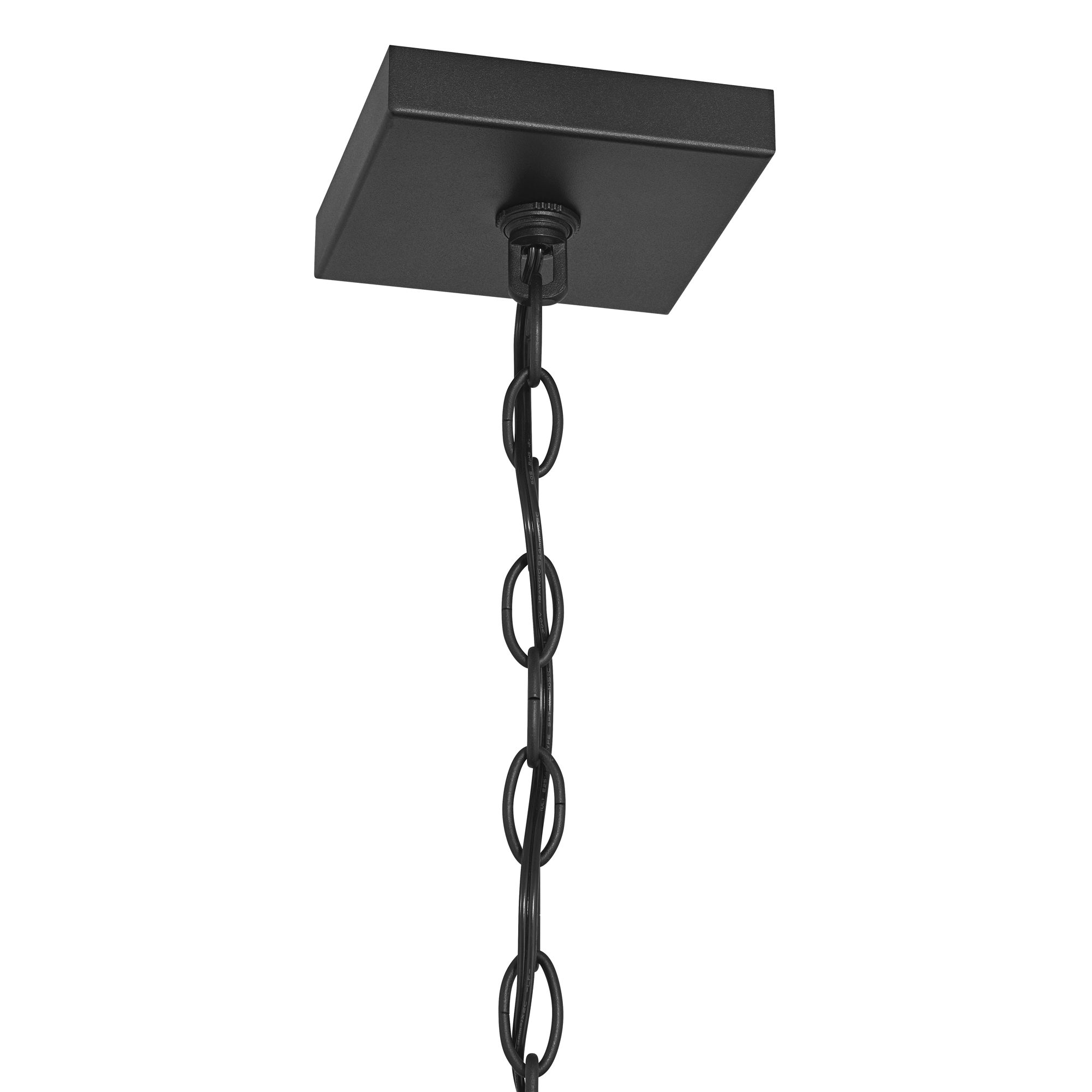 Image 4 Franklin Iron Works Westmont 15 3/4"H Sand Black Outdoor Hanging Light more views