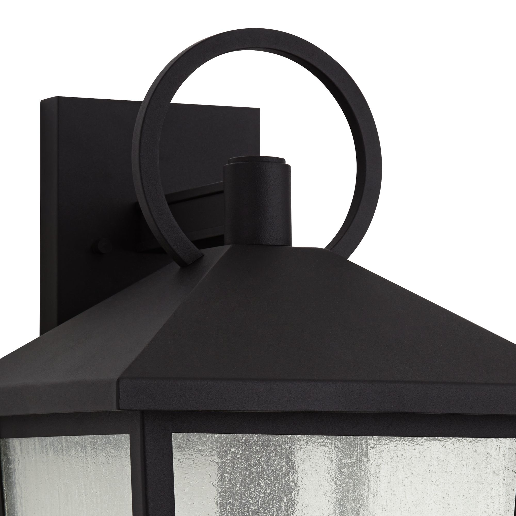 Image 4 Franklin Iron Works Westmont 18" High Sand Black Outdoor Wall Light more views