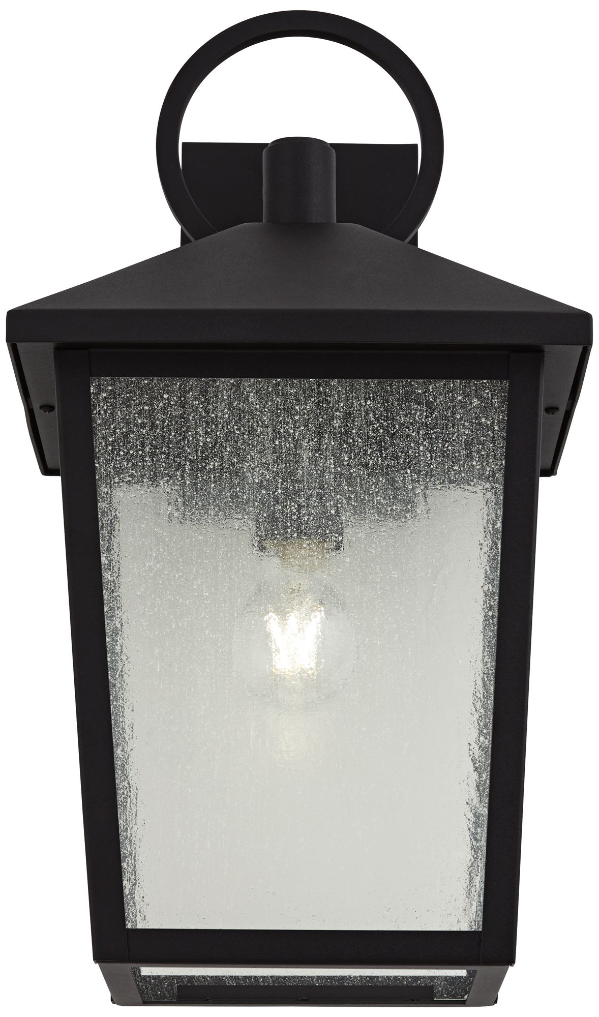 Image 5 Franklin Iron Works Westmont 18" High Sand Black Outdoor Wall Light more views