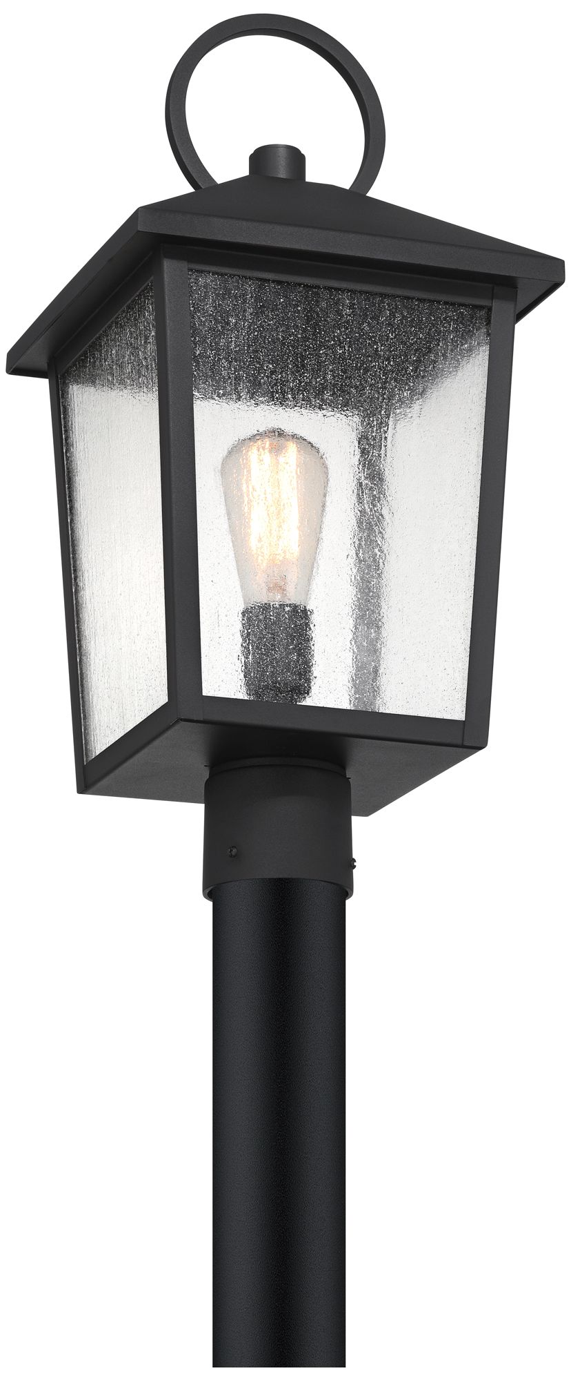 Image 6 Franklin Iron Works Westmont 20 3/4"H Sand Black Outdoor Post Light more views