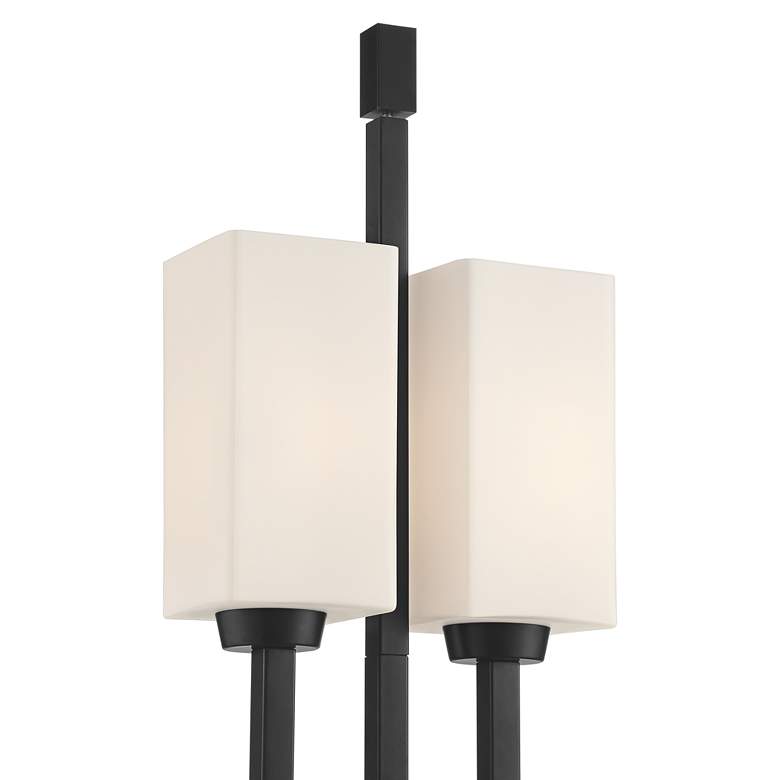Image 4 Franklin Iron Works Winslow 64" High 2-Light Matte Black Floor Lamp more views