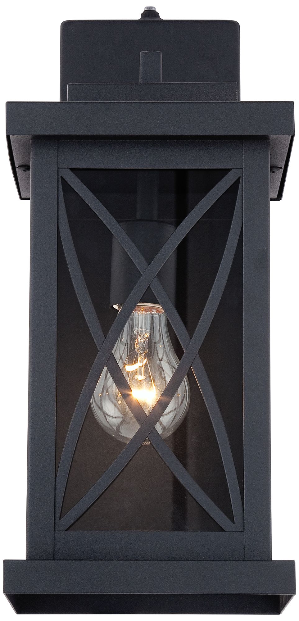 Image 7 Franklin Iron Works Woodland Park 15" Black Dusk to Dawn Outdoor Light more views