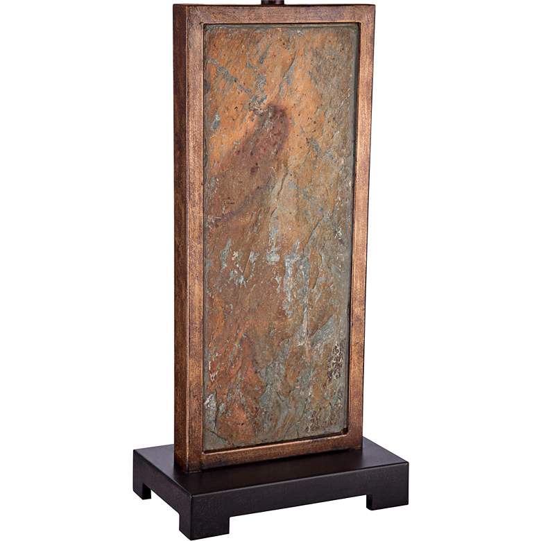 Image 4 Franklin Iron Works Yukon 30" Natural Slate Stone Table Lamps Set of 2 more views