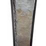 6_Franklin Iron Works Zion 30" High Tapered Slate Table Lamp more views