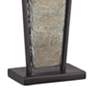 7_Franklin Iron Works Zion 30" High Tapered Slate Table Lamp more views