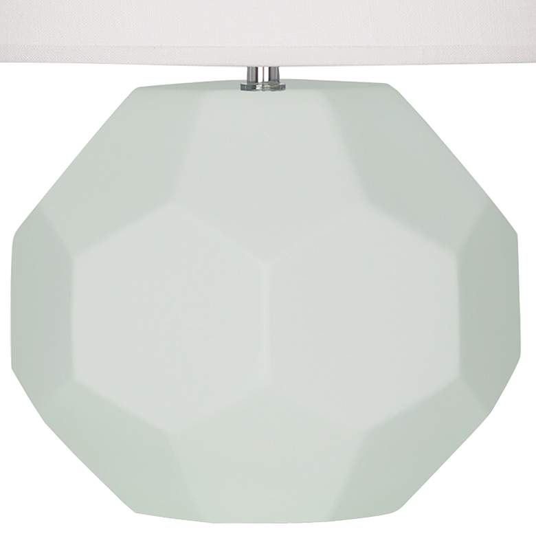 Image 3 Franklin Matte Celadon Glazed Ceramic Accent Table Lamp more views