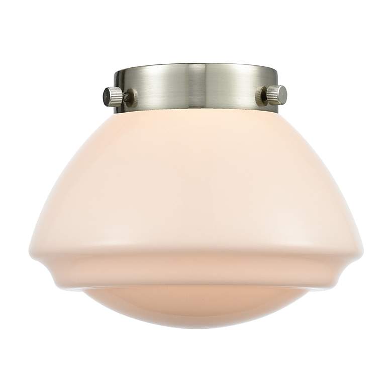 Image 6 Franklin Olean 7.75" High Brushed Brass Sconce w/ Matte White Shade more views