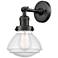 Franklin Olean 7.75" High Oil Rubbed Bronze Sconce w/ Seedy Shade