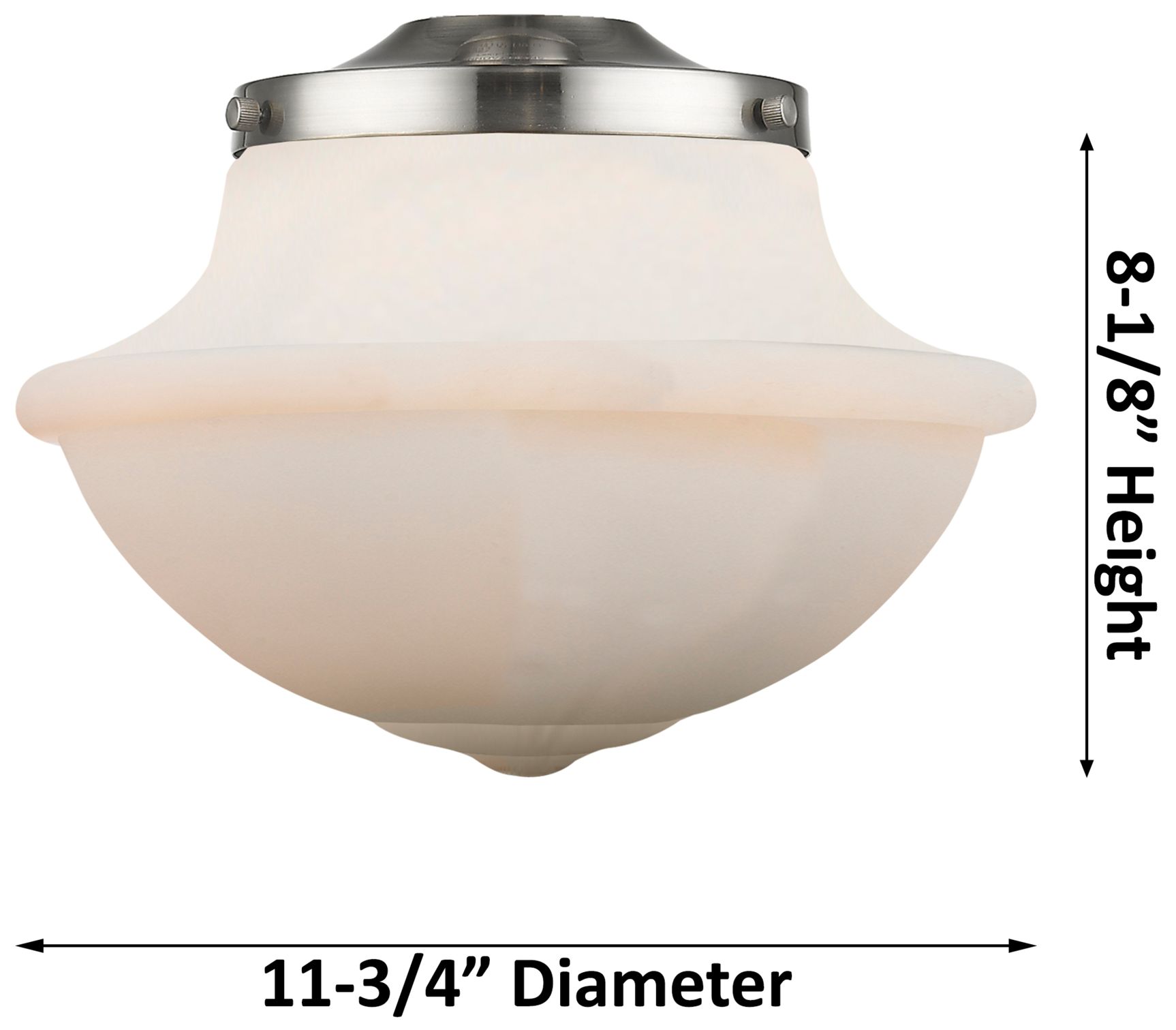 Image 4 Franklin Oxford 11.75"W Brushed Brass Adjustable Semi.Flush w/ White S more views