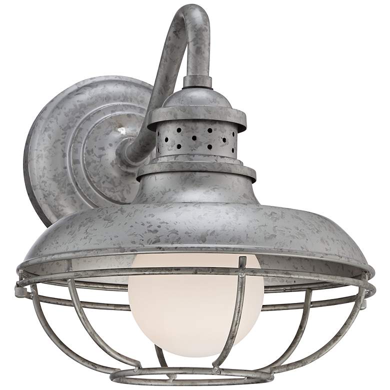Image 3 Franklin Park 13 inch High Galvanized Steel Outdoor Wall Light