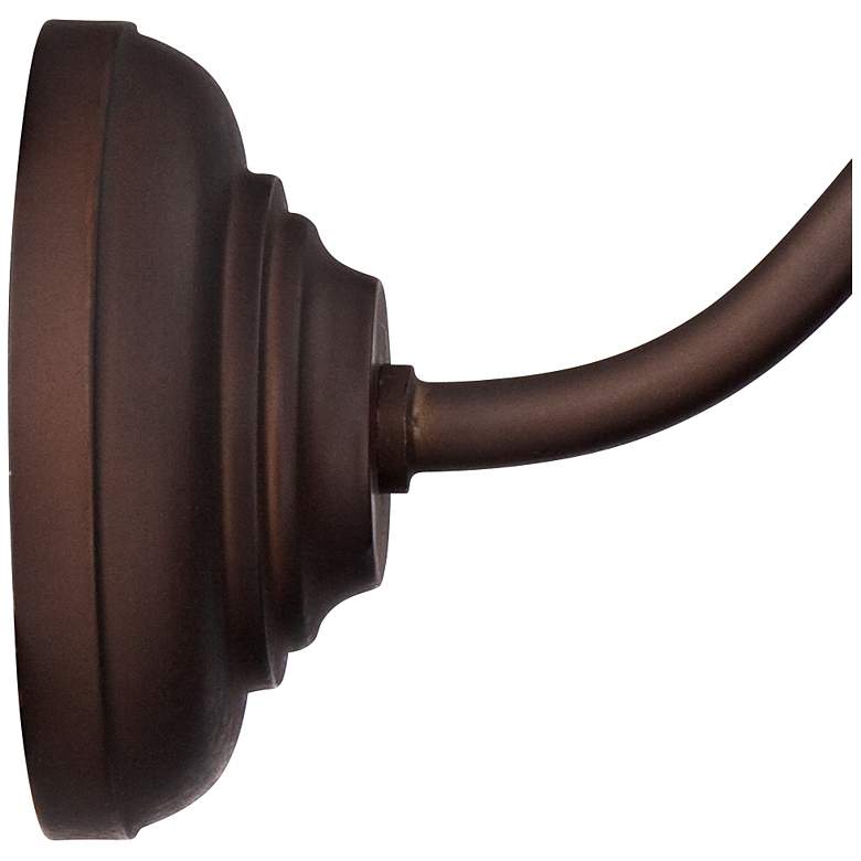 Image 3 Franklin Park 9" High Bronze Metal Cage Industrial Sconces Set of 2 more views