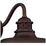 Franklin Park 9" High Bronze Metal Cage Industrial Wall Sconce
