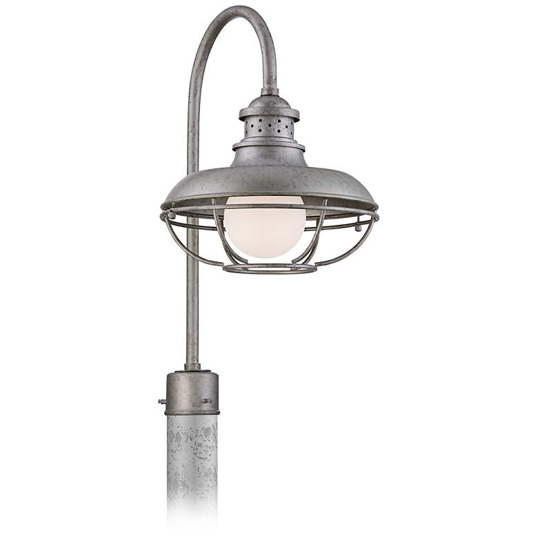 Image 1 Franklin Park Cage 23 1/2 inch High Steel Outdoor Post Light