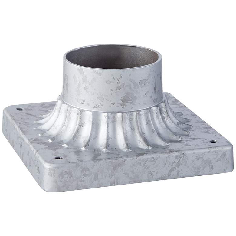 Image 1 Franklin Park Galvanized Steel Post Mount Adaptor