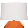 Franklin Pumpkin Glazed Ceramic Accent Table Lamp