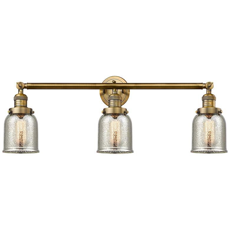 Image 1 Franklin Restoration 30" Wide Brass 3-Light LED Bath Light