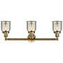 3_Franklin Restoration 30" Wide Brass 3-Light LED Bath Light more views
