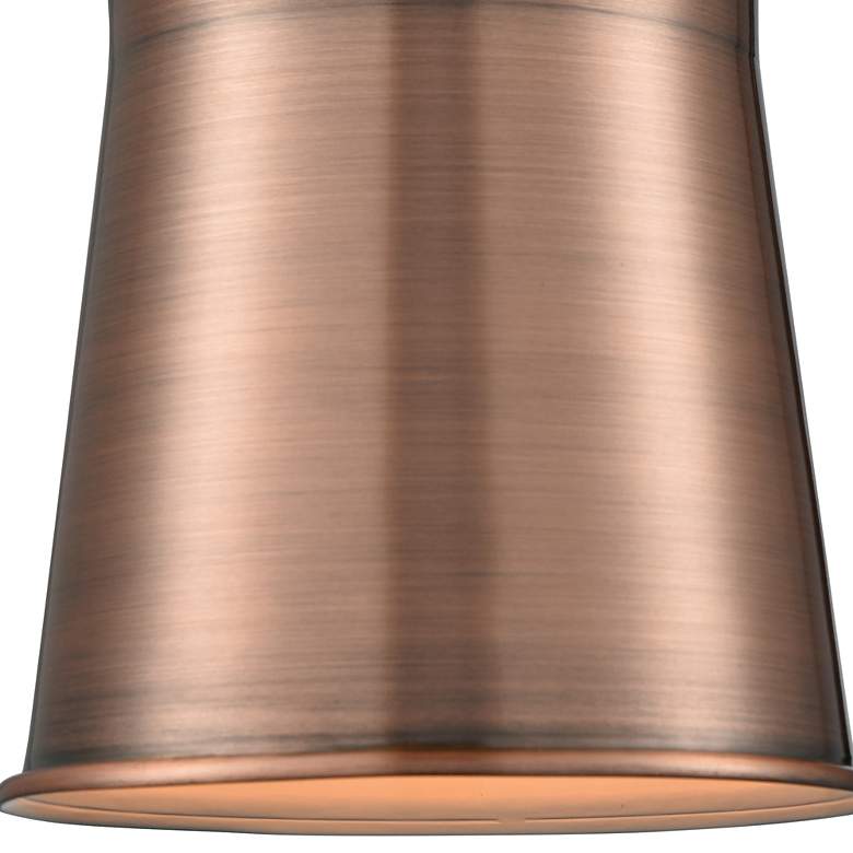 Image 2 Franklin Restoration Addison 11"H Antique Copper Wall Sconce more views