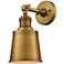 Franklin Restoration Addison 11"H Brushed Brass LED Sconce