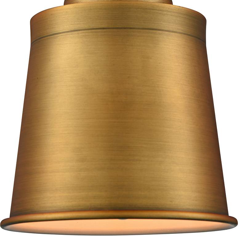 Image 2 Franklin Restoration Addison 11"H Brushed Brass LED Sconce more views