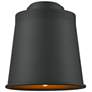 Franklin Restoration Addison 12"H Matte Black Wall Sconce