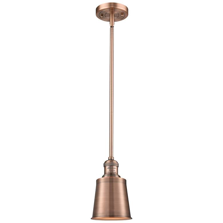 Image 1 Franklin Restoration Addison 5" LED Mini Pendant - Copper - Copper