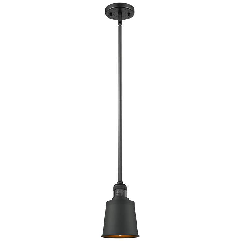 Image 1 Franklin Restoration Addison 5" LED Mini Pendant - Matte Black