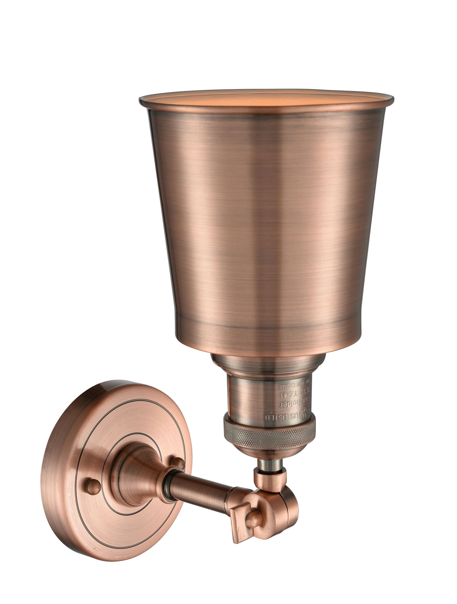 Image 2 Franklin Restoration Addison 5" LED Sconce - Copper Finish - Copper Sh more views