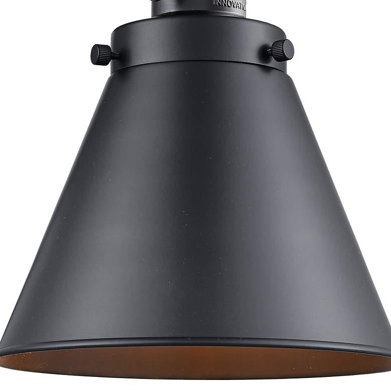 Image 2 Franklin Restoration Appalachian 13" High Matte Black Sconce more views