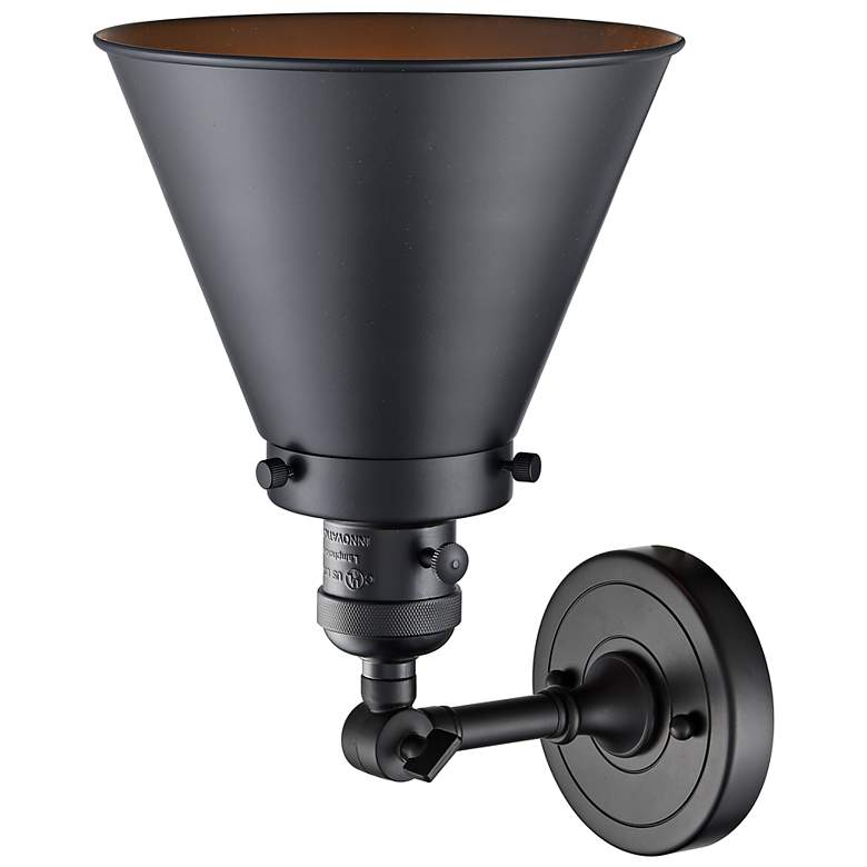 Image 3 Franklin Restoration Appalachian 13" High Matte Black Sconce more views