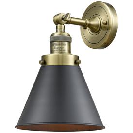 Franklin Restoration Appalachian 13"H Antique Brass Sconce Franklin Restoration Appalachian 13"H Antique Brass Sconce